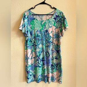 Lilly Pulitzer Marah Dress in Print Party Thyme Women’s Size XL Well Loved